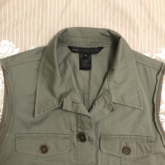 Marc Jacobs Army Green Vest - Picture 2 of 2